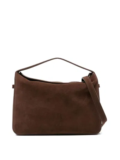 Aesther Ekme Soft Baguette Crossbody Bag In Brown
