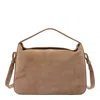 Aesther Ekme Top-handle Suede-leather Shoulder Bag In Brown