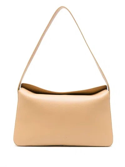 Aesther Ekme Soft Baguette Leather Shoulder Bag In Brown