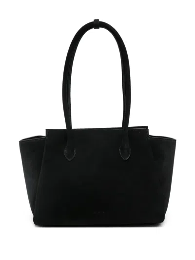 Aesther Ekme Suede Shoulder Bag In Black