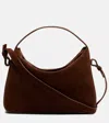 Aesther Ekme Suede Shoulder Bag In Brown