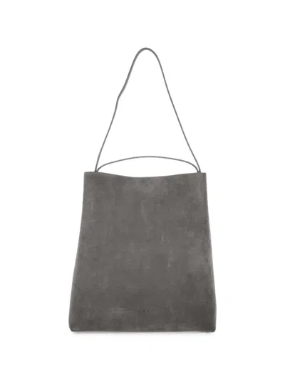 Aesther Ekme Suede Shoulder Bag In Gray