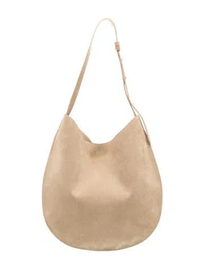 Pre-owned Aesther Ekme Suede Shoulder Bag In Neutrals