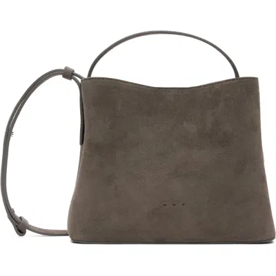 Aesther Ekme Taupe Mini Sac Bag In 259 Suede Dark Taupe