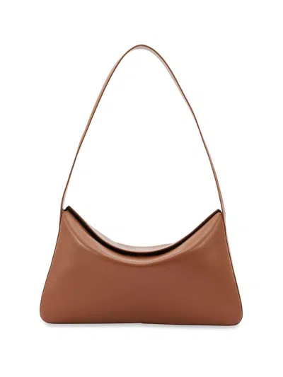 Aesther Ekme Fold-over Flap Leather Shoulder Bag In Brown Rust
