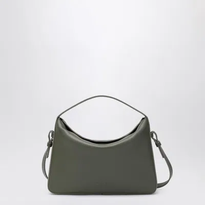 AESTHER EKME WOMEN'S SOFT BAGUETTE BAG IN SAGE IN LEATHER