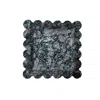 Aesthete Label Midnight Hour Marble Tray In Blue