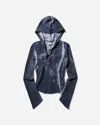 Aesynctx Mystery Circle Hooded Top Cool In Grey