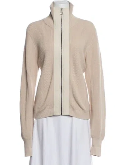 Pre-owned Aether Biker Jacket In White
