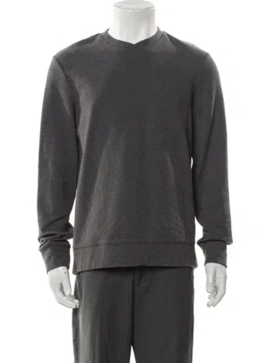 Pre-owned Aether Crew Neck Long Sleeve Pullover In Black