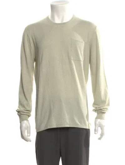 Pre-owned Aether Crew Neck Long Sleeve Pullover In Green