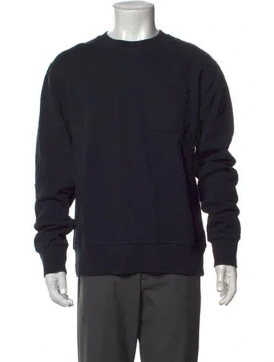 Pre-owned Aether Crew Neck Long Sleeve Sweatshirt In Black