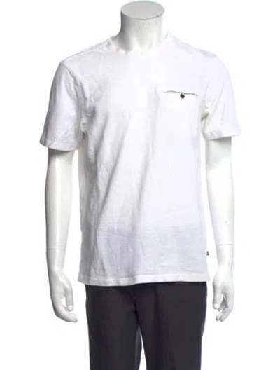 Pre-owned Aether Crew Neck Short Sleeve T-shirt In Neutrals