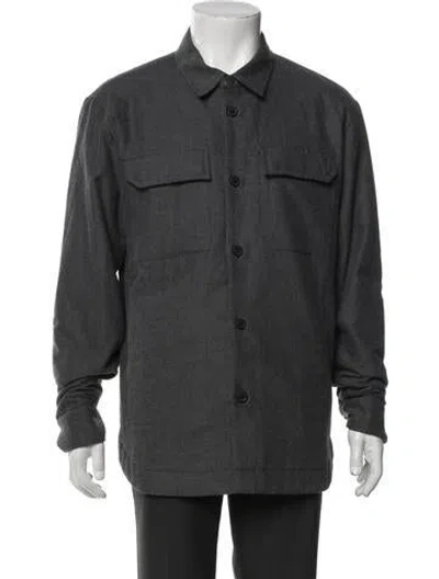 Pre-owned Aether Denim Jacket W/ Tags In Gray