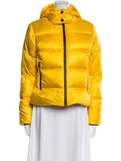 Pre-owned Aether Down Jacket In Yellow