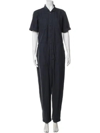 Pre-owned Aether Jumpsuit In Blue