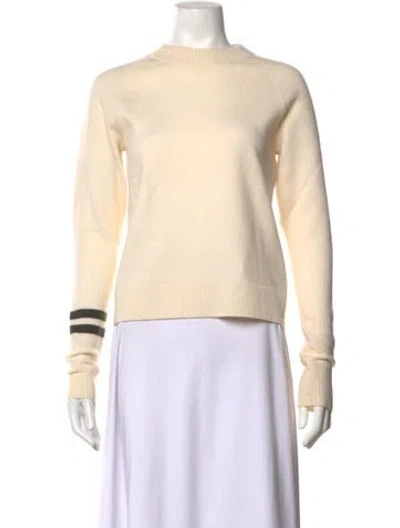 Pre-owned Aether Merino Wool Crew Neck Sweater In Neutrals