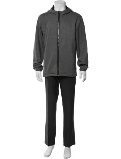 Pre-owned Aether Overcoat In Gray