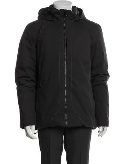 Pre-owned Aether Puffer Coat In Black