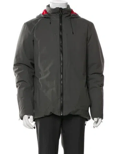 Pre-owned Aether Puffer Coat In Gray