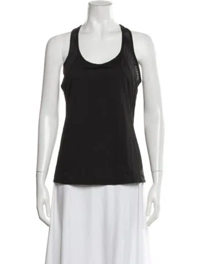 Pre-owned Aether Scoop Neck Sleeveless Top In Blue