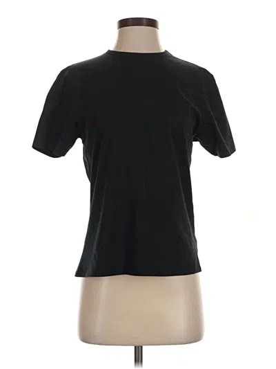 Pre-owned Aether Short Sleeve Turtleneck In Black
