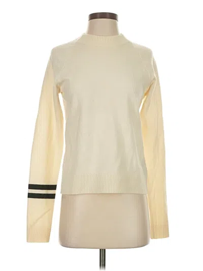 Pre-owned Aether Turtleneck Sweater In White