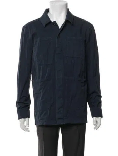 Pre-owned Aether Utility Jacket In Blue
