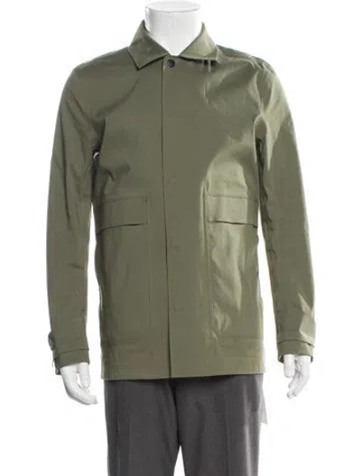 Pre-owned Aether Utility Jacket In Green