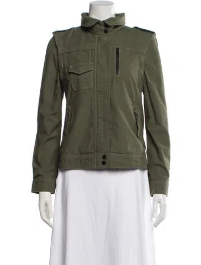 Pre-owned Aether Utility Jacket In Green