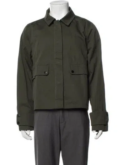 Pre-owned Aether Utility Jacket In Green