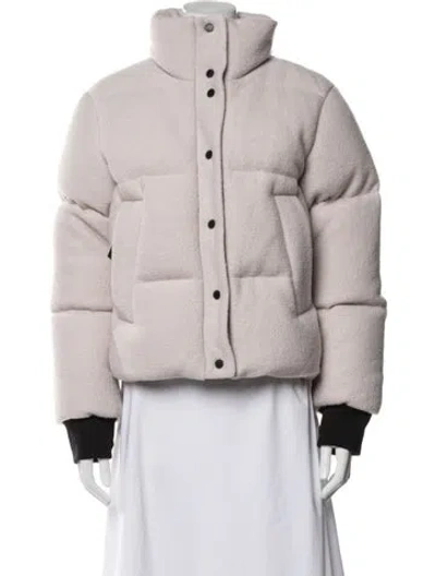 Pre-owned Aether Virgin Wool Down Jacket W/ Tags In Neutral