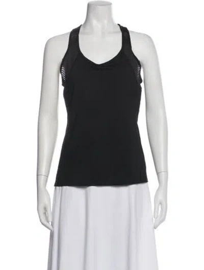 Pre-owned Aether V-neck Sleeveless Top In Blue