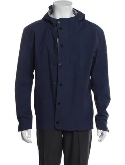 Pre-owned Aether Windbreaker In Blue