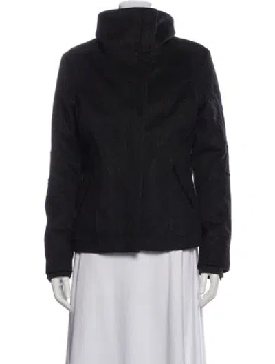 Pre-owned Aether Wool Jacket In Gray