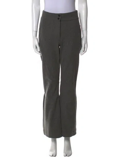 Pre-owned Aether Wool Wide Leg Pants In Gray