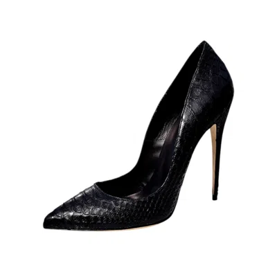 Aethra Shoes Women's Alichi Black Pointed Toe High Heel Stiletto Pumps