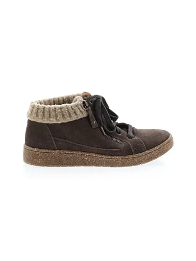 Pre-owned Aetrex Ankle Boots In Brown