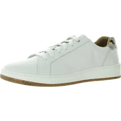 Aetrex Blake Womens Snake Print Leather Casual And Fashion Sneakers In White