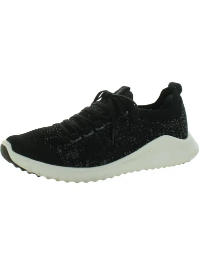 Aetrex Carly Womens Gym Lace Up Casual And Fashion Sneakers In Black