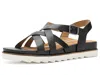 Aetrex Carmen Platform Sandals In Black