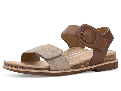 Aetrex Claire Adjustable Quarter Strap Sandals Women's Sandals Taupe Multi: Eu 43 (us Women's 11.5-12) M (b In Brown