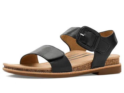 Aetrex Claire Adjustable Sandal In Black