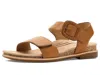 Aetrex Claire Adjustable Sandal In Brown