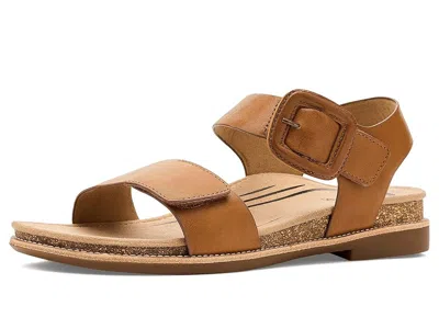 Aetrex Claire Adjustable Sandal In Brown