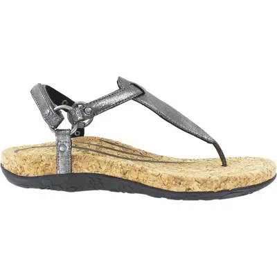 Aetrex Emilia In Pewter In Silver