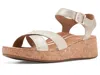 Aetrex Flora Adjustable Platform Sandals In Brown