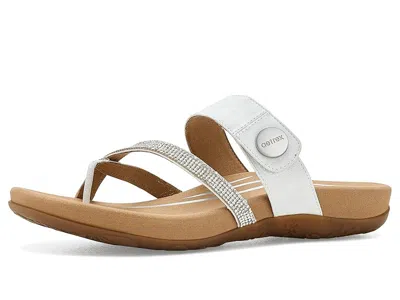 Aetrex Izzy Sparkle Thong Sandal In Multi