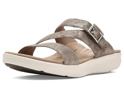 Aetrex Jenny Wedge Sandal Women's Sandals Taupe: Eu 38 (us Women's 7.5-8) M (b) In Gray