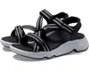 Aetrex Marz Sandals Women's Us 9-9.5 Black Adjustable Strap Outdoor Khd1050 In Black